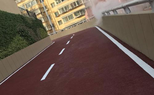 巴里坤彩色路面